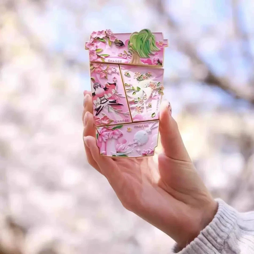 霸王茶姬春天限定磁吸金属冰箱贴山东特色周边收藏纪念高颜值礼物