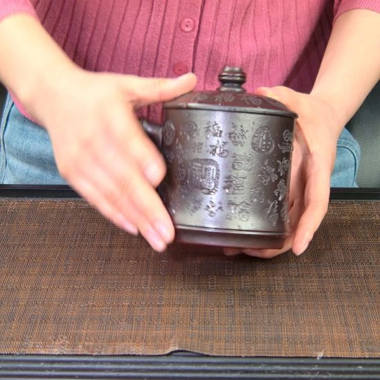 茶杯紫砂高货放漏