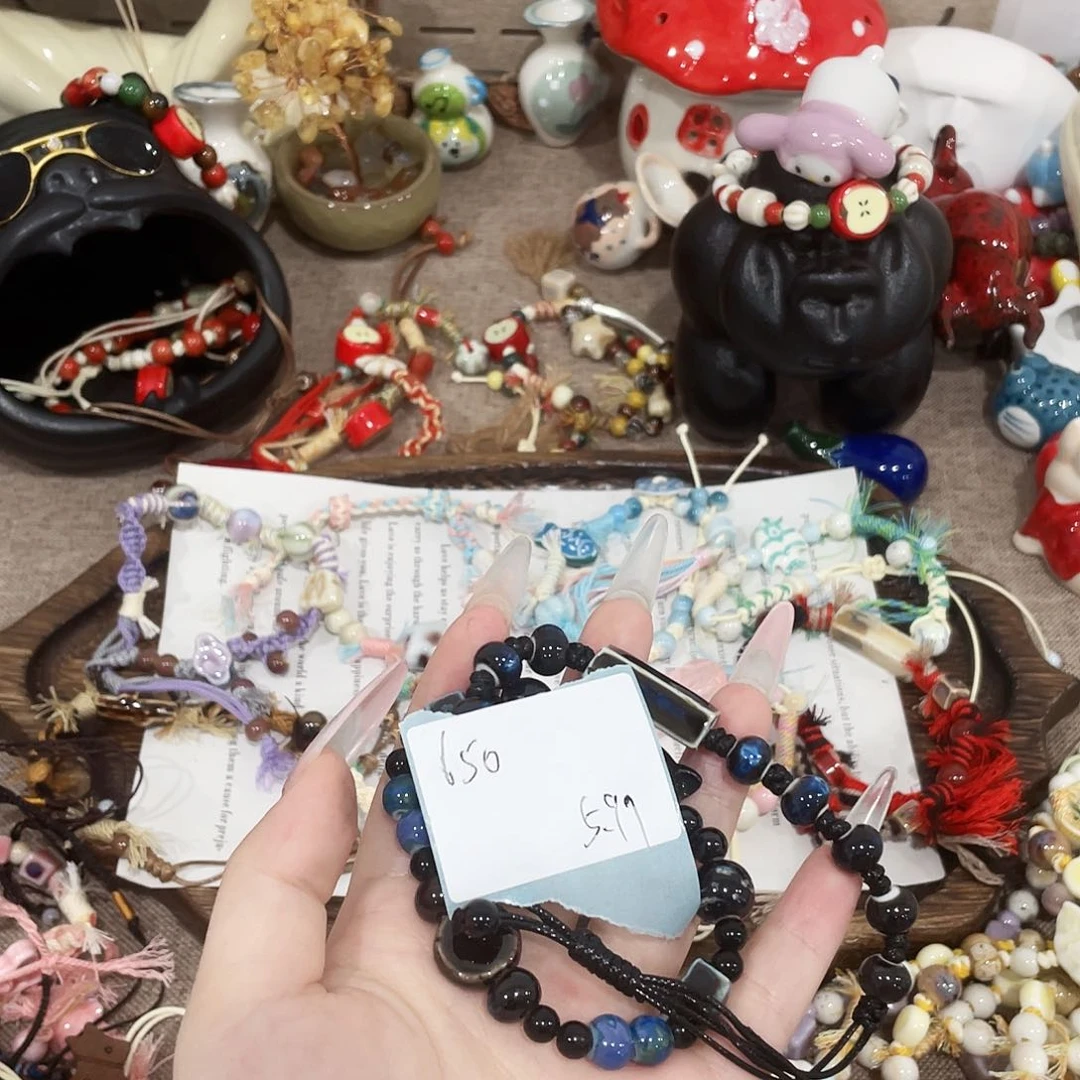 石英石铁合金陶瓷手串650