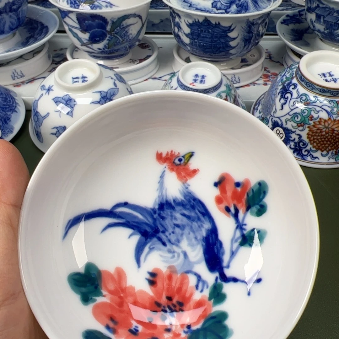 陶瓷景德镇纯手工纯手绘茶具木木2