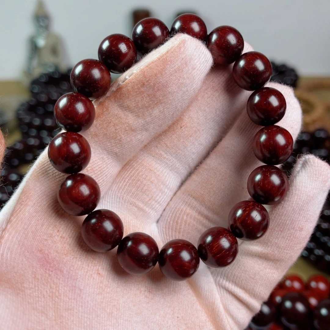 手串/手链小叶紫檀1.2高油润龙鳞金星