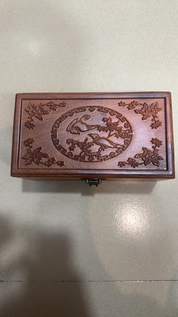 喜鹊雕花收纳盒大容量实用家居收纳好物