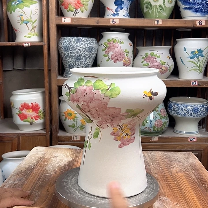 陶瓷蘑菇紫藤新款陶瓷陶瓷陶瓷