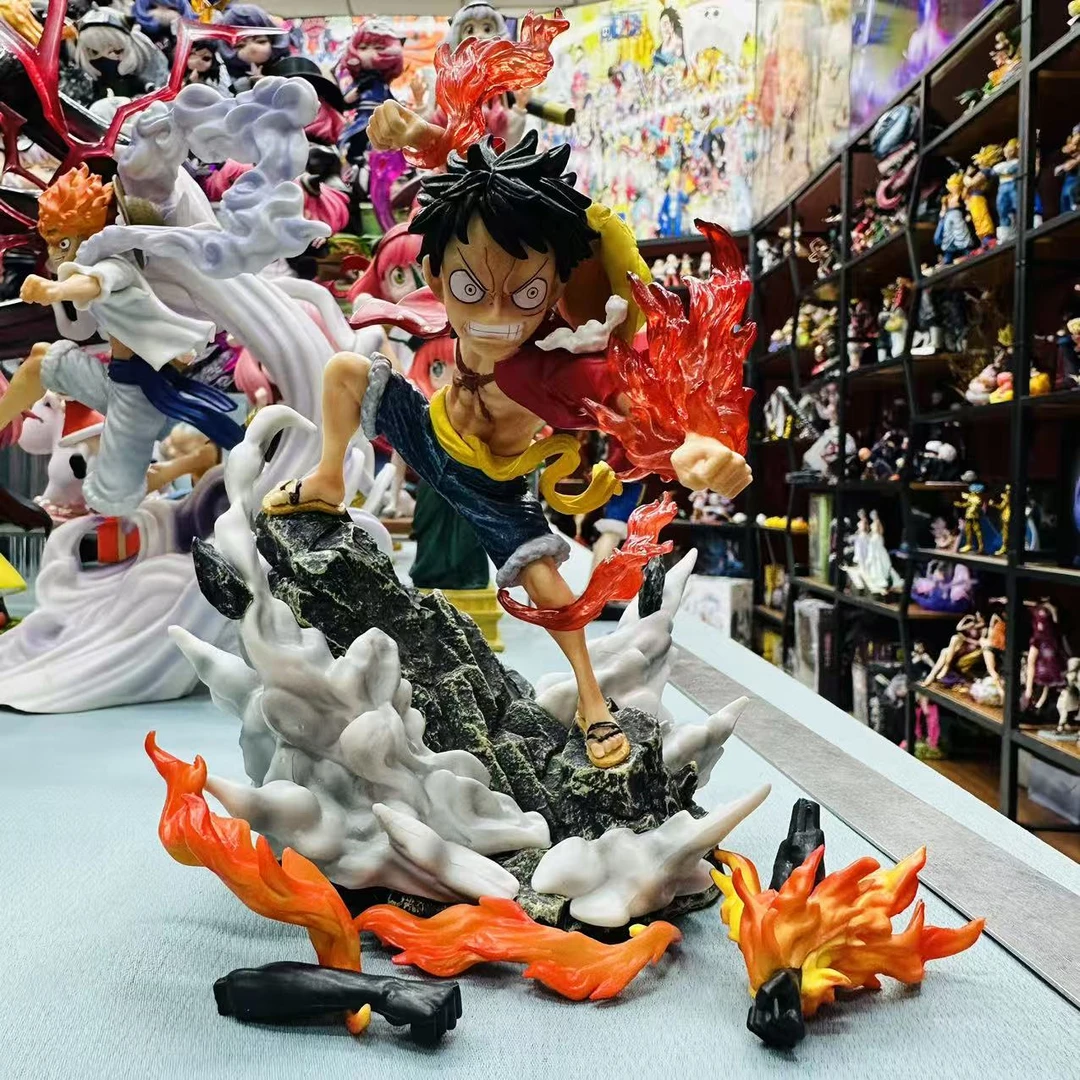 【优质好货】海贼王 PT火拳路飞 双手臂 18CM 精致手办摆件
