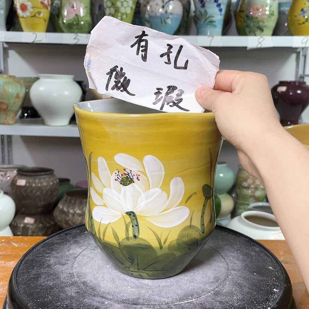 景德镇陶瓷花盆花器暇256