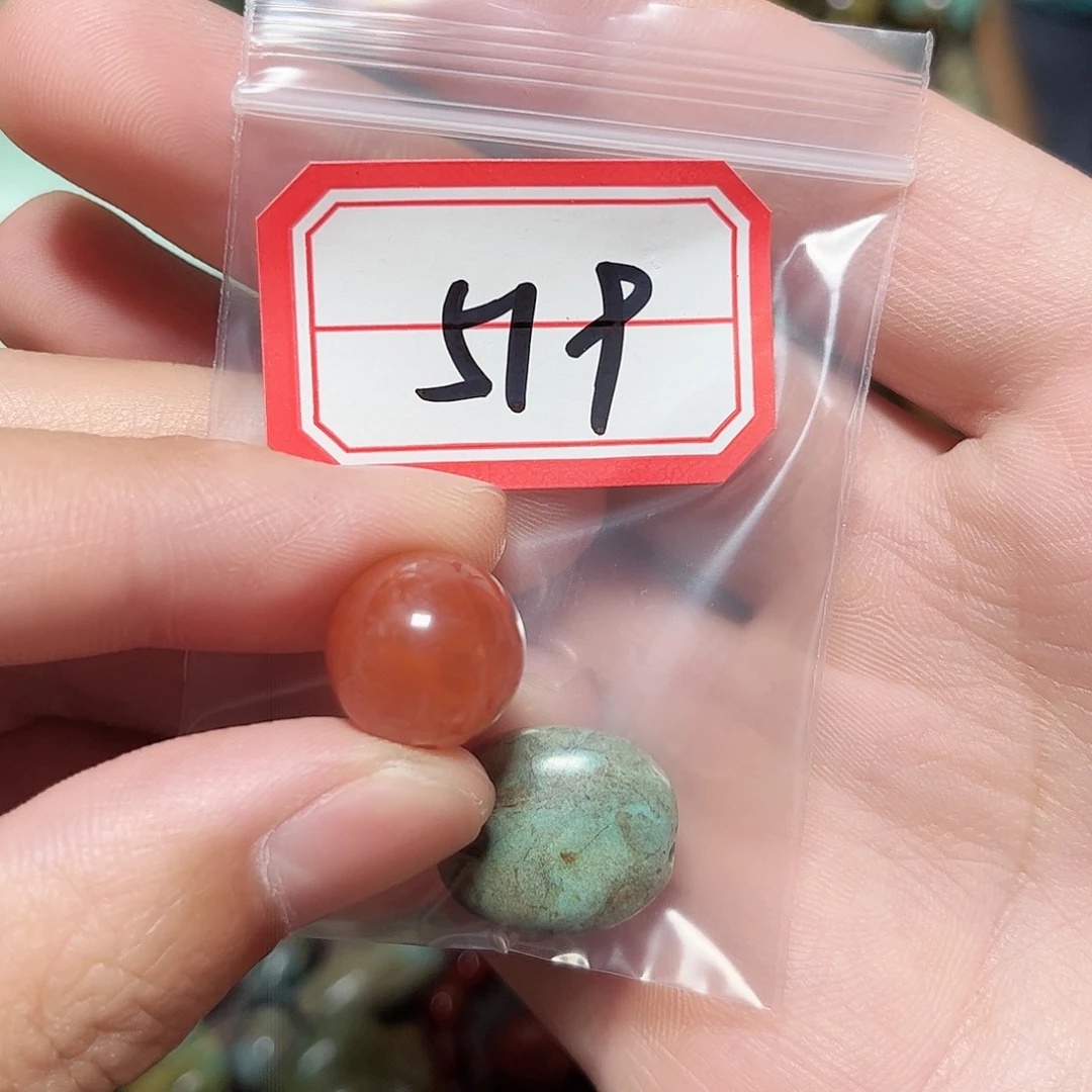 桥****玛瑙/玉髓未镶嵌圆珠桶珠老型手串！！