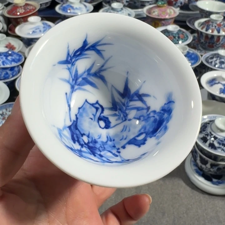 景德镇手工手绘杯