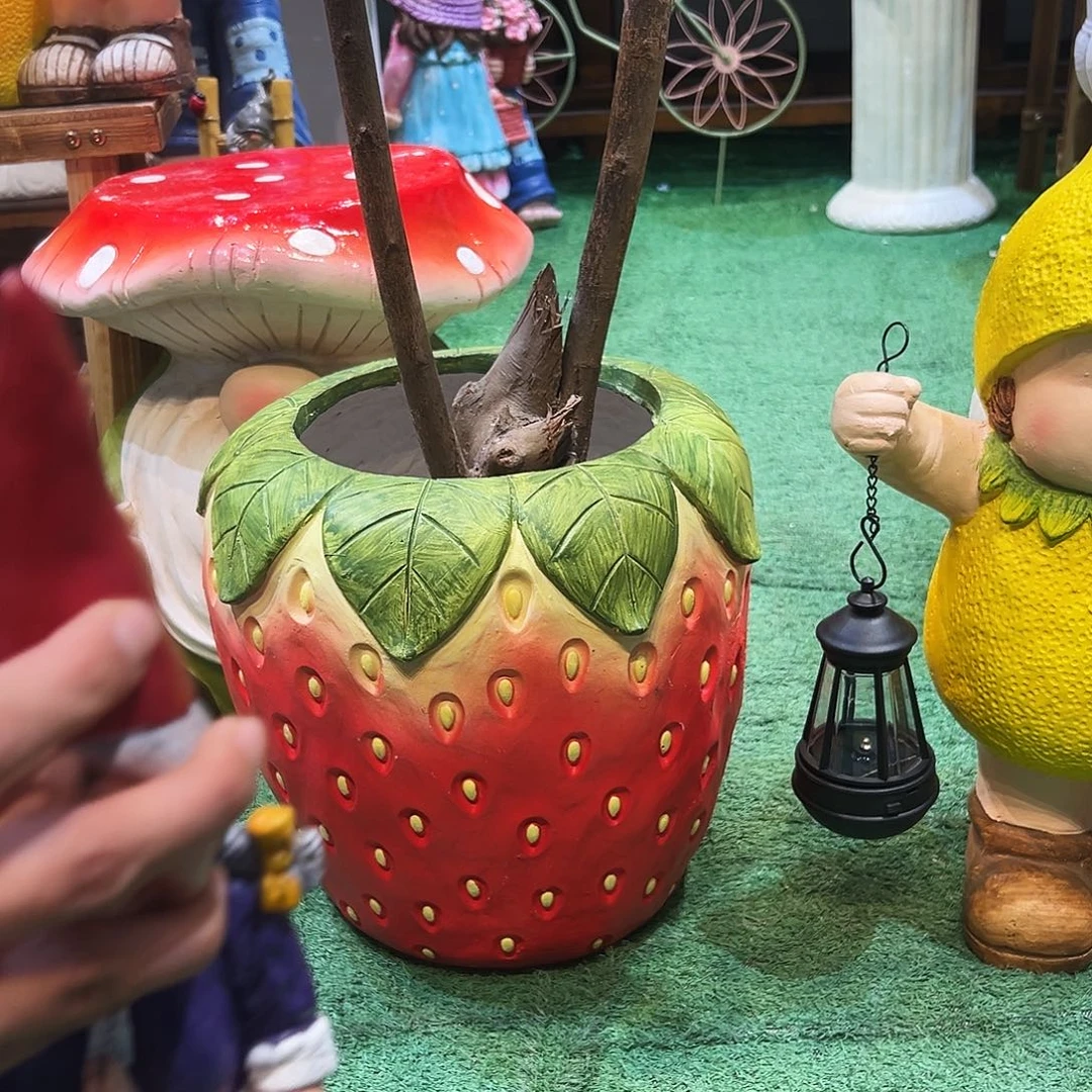 花园摆件红红火火