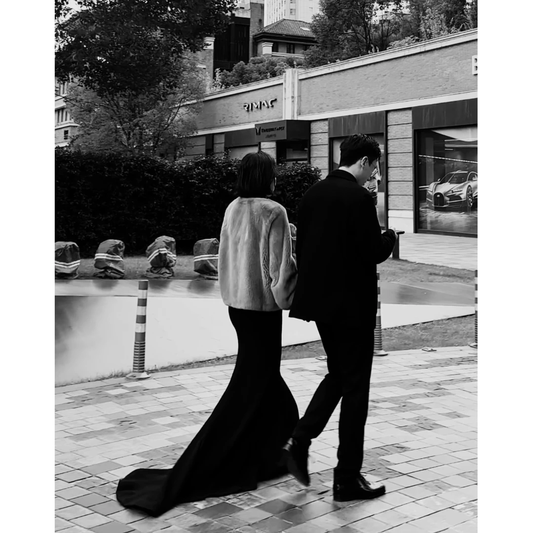 ME【晚宴水貂】丹麦进口紫标紫金短2水貂毛皮休闲皮草外套MEQA4412