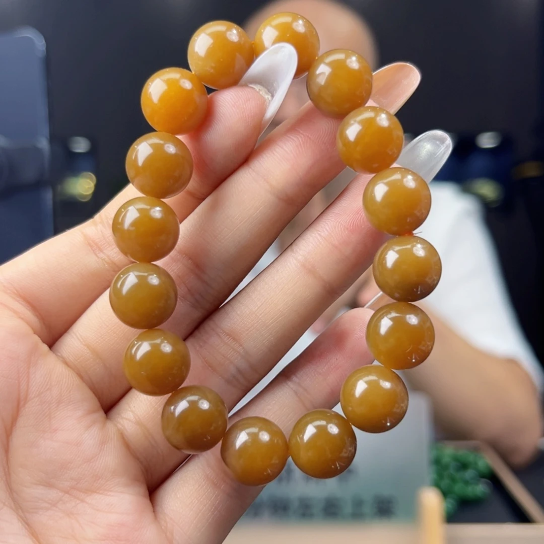 手链未镶嵌和田玉纯天然和田玉新疆且末金山糖k12