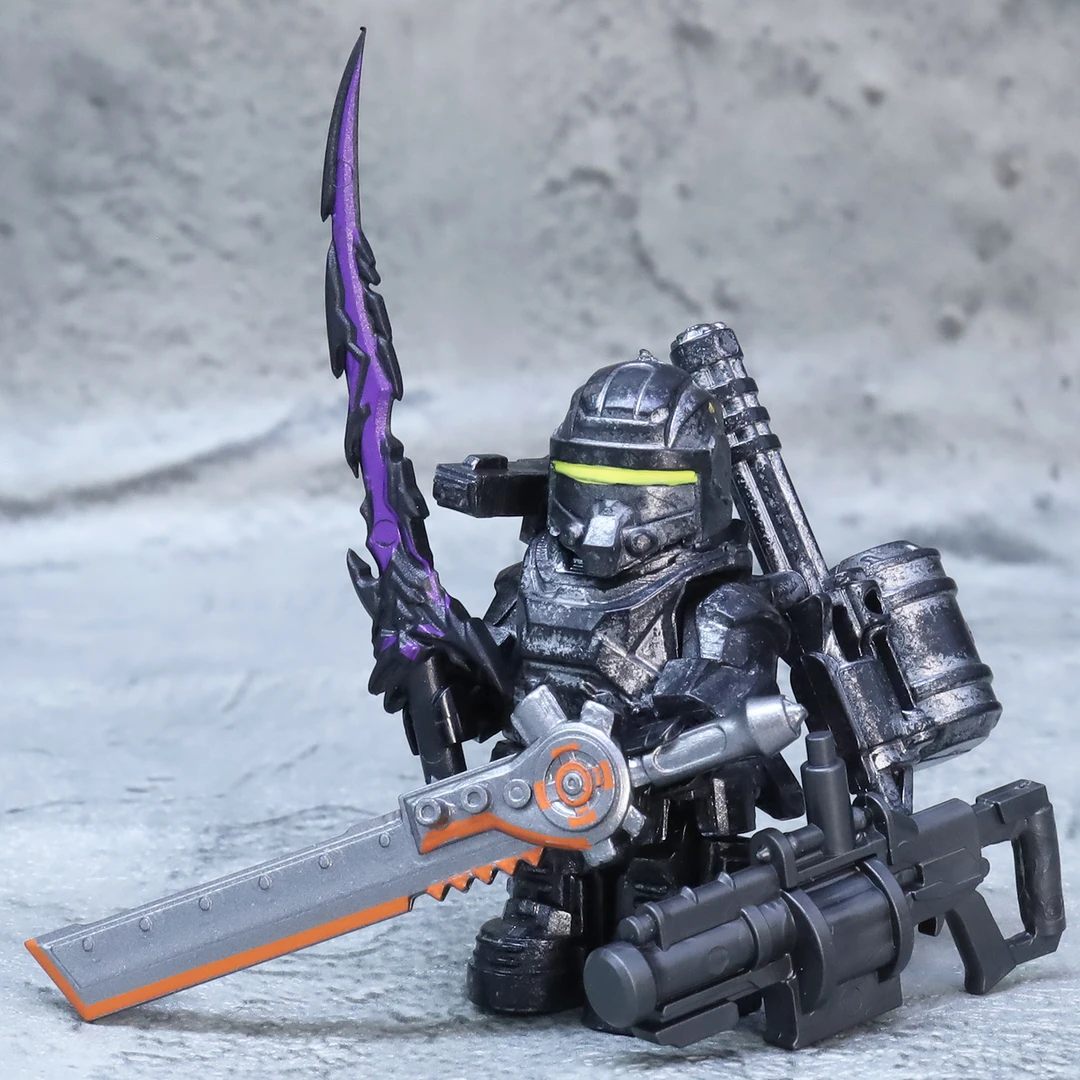 和平精英动力机甲大刀拼装弗拉迪尾刺地铁逃生积木装甲小人仔玩具