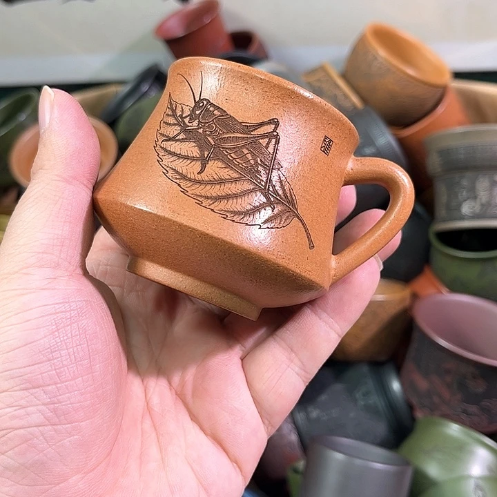 茶杯紫砂全手工紫砂主人杯