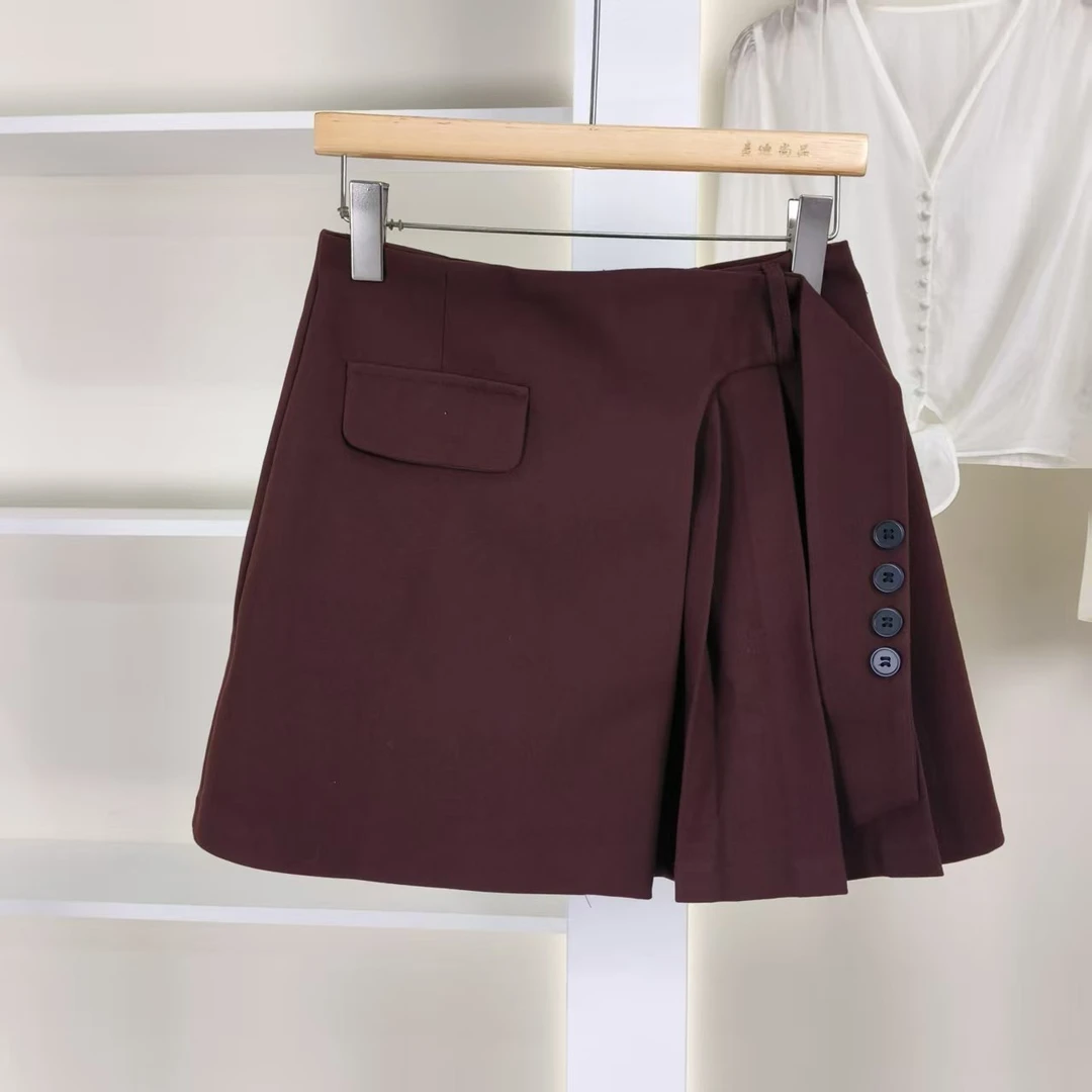 麦迪尚品【夕Y】50910287 春夏简约休闲短半裙品牌女装