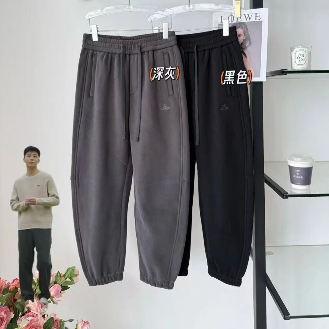 727秋冬束脚休闲裤百搭卫裤松紧腰运动裤