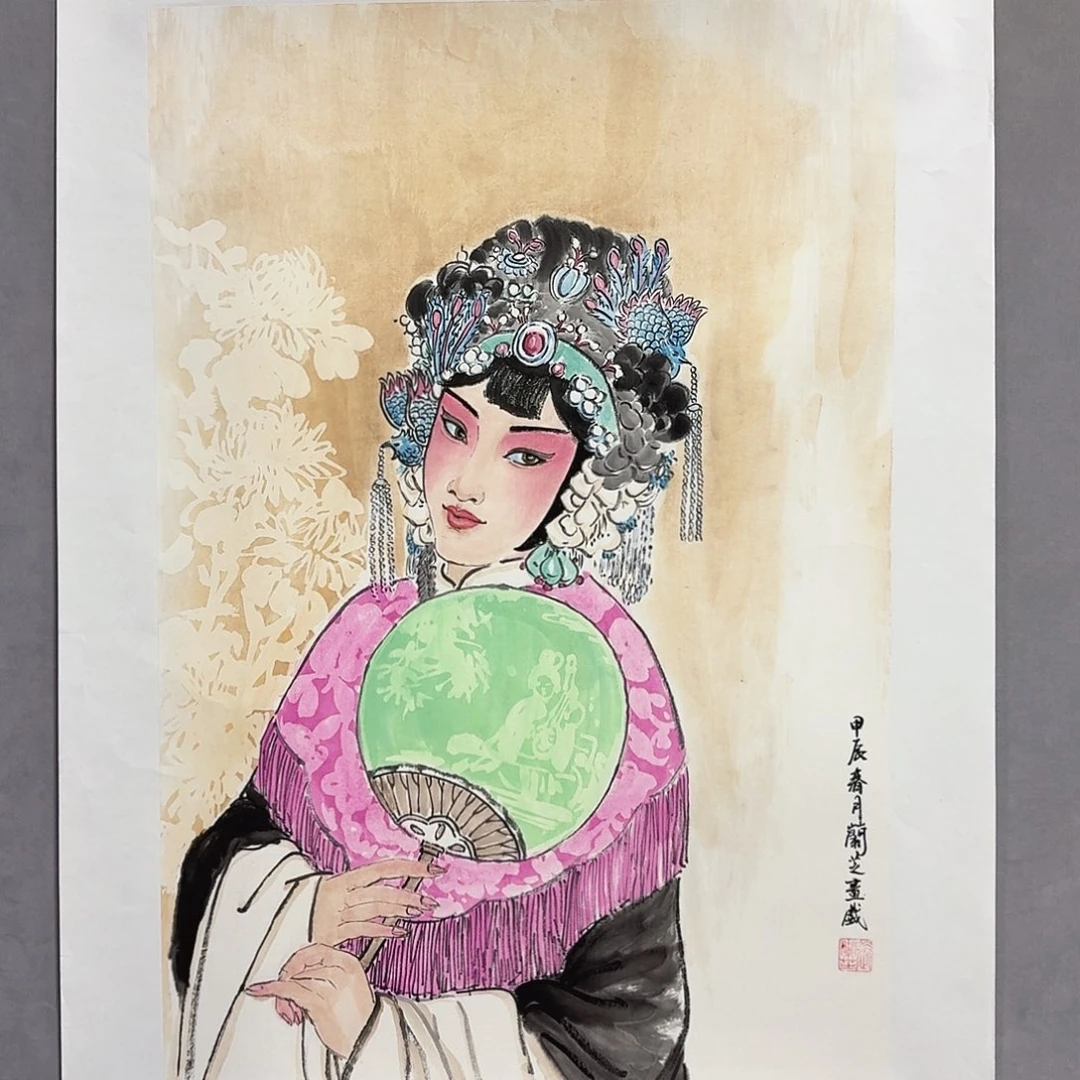 国画亲笔手绘放心去藏