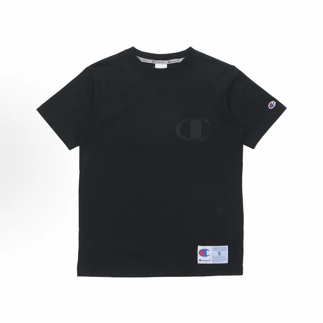 正品Champion 冠军小C刺绣Logo基础短袖T恤 日版 男女同款