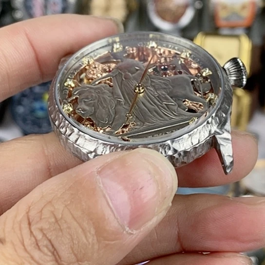 钢金属合金人工动能机芯