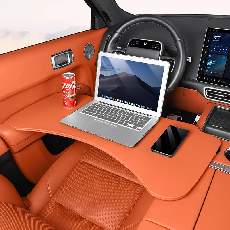 车载小茶台车品优选适用理想全系多功能折叠小桌板后排笔记本餐桌