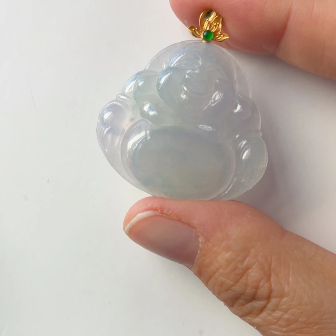 翡翠未镶嵌颈饰天然