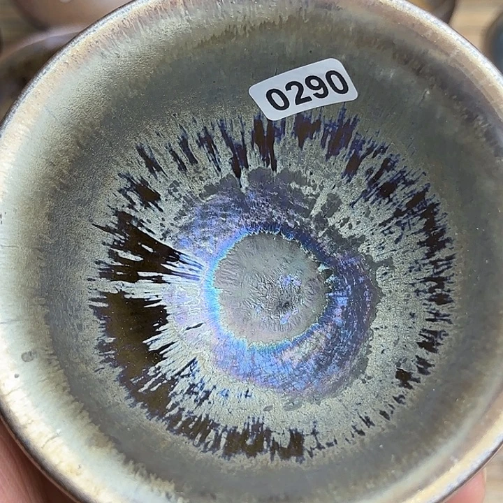 茶盏沐雨茶器柴烧主人杯