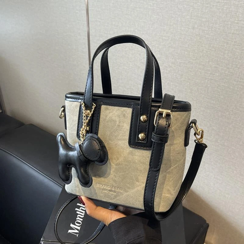 新款包包女2024年爆款水桶包秋冬小众设计单肩斜挎包高级感手提包