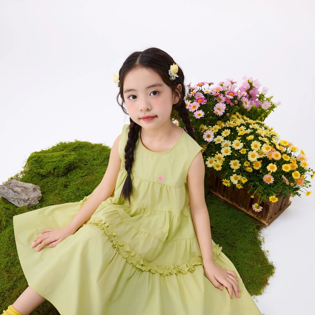 小茵曼女童连衣裙洋气2025秋裙子儿童中大童甜美公主裙GO3852297