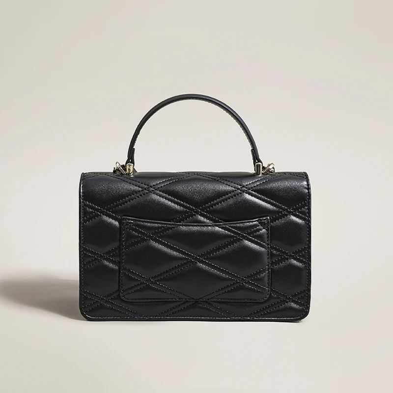 【Elin定制】2025年秋冬新款女包时尚设计单肩包SK-92881-黑色