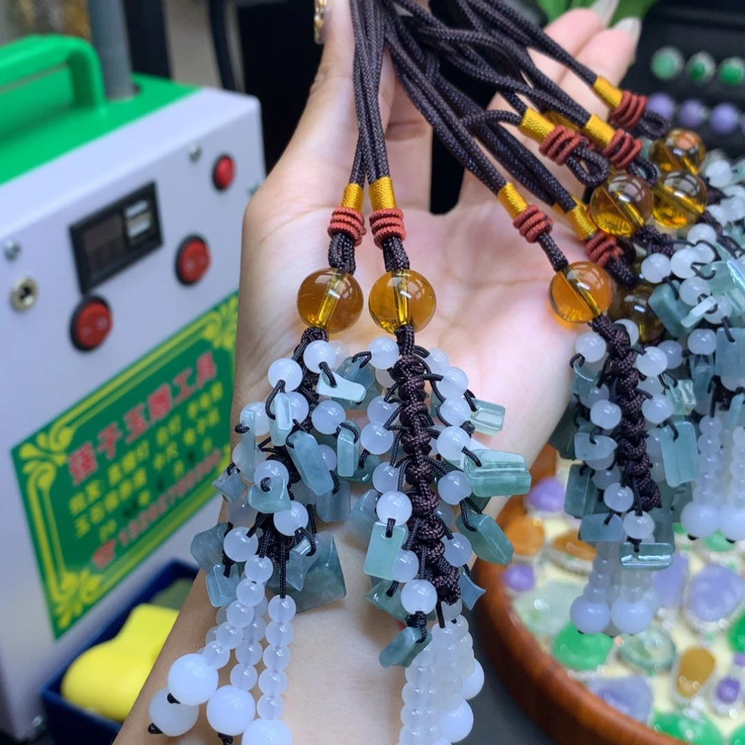 翡翠未镶嵌颈饰天然