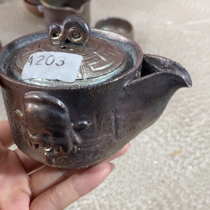 柴烧裸烧纯手工源头厂家瑕疵瑕疵