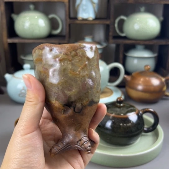 …***…瓷片壶➕鹰爪➕两个主人杯