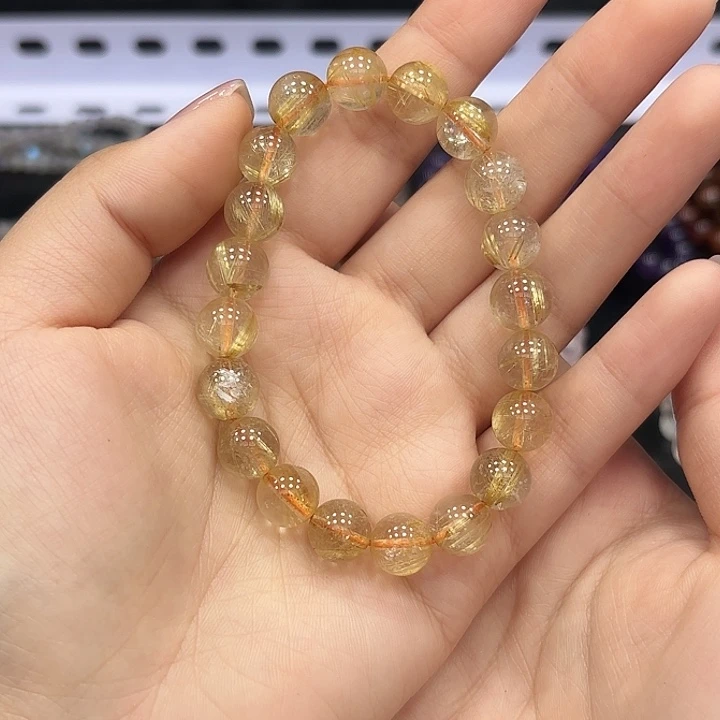 手链未镶嵌水晶钛晶手串