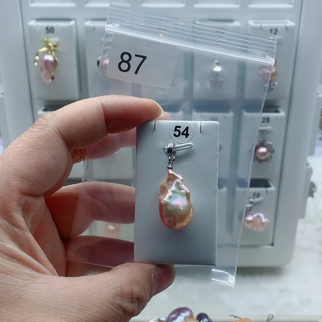 吊坠(不含链)合金淡水珍珠