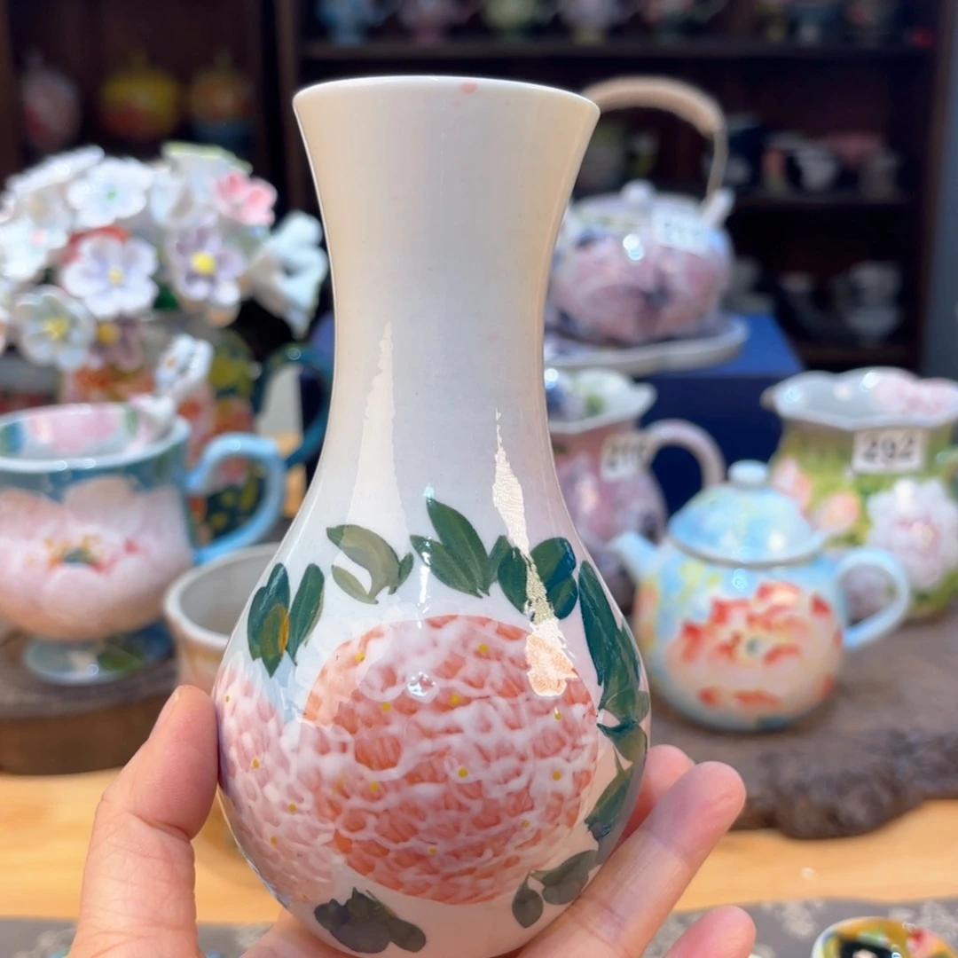 景德镇手绘高温釉下彩陶瓷茶具