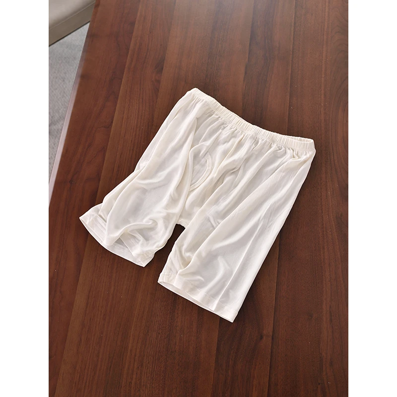 男士桑蚕丝平角内裤