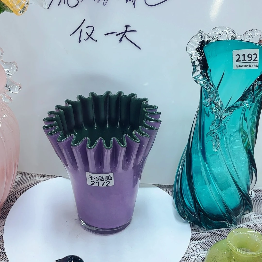 2172不完美安妮家居琉璃花瓶摆件