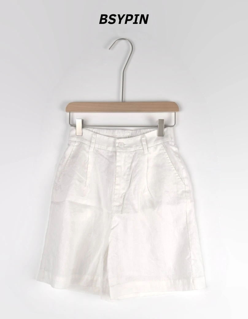 BSYPIN/伯尚优品 复古短裤时髦感通勤夏季宽松时尚版型 25068