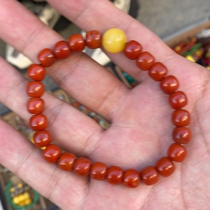 手链未镶嵌南红玛瑙
