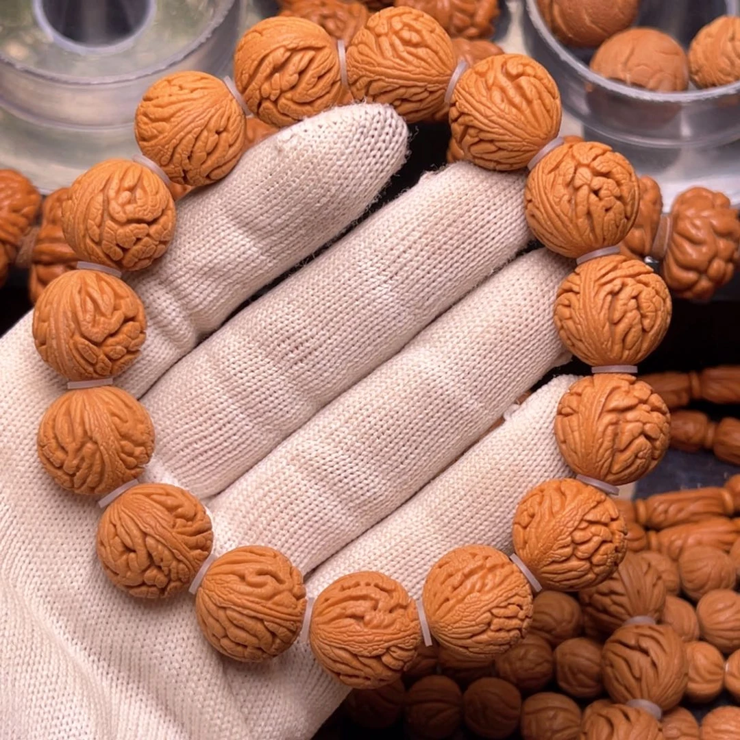 手串桃核精品绣球手串1.5