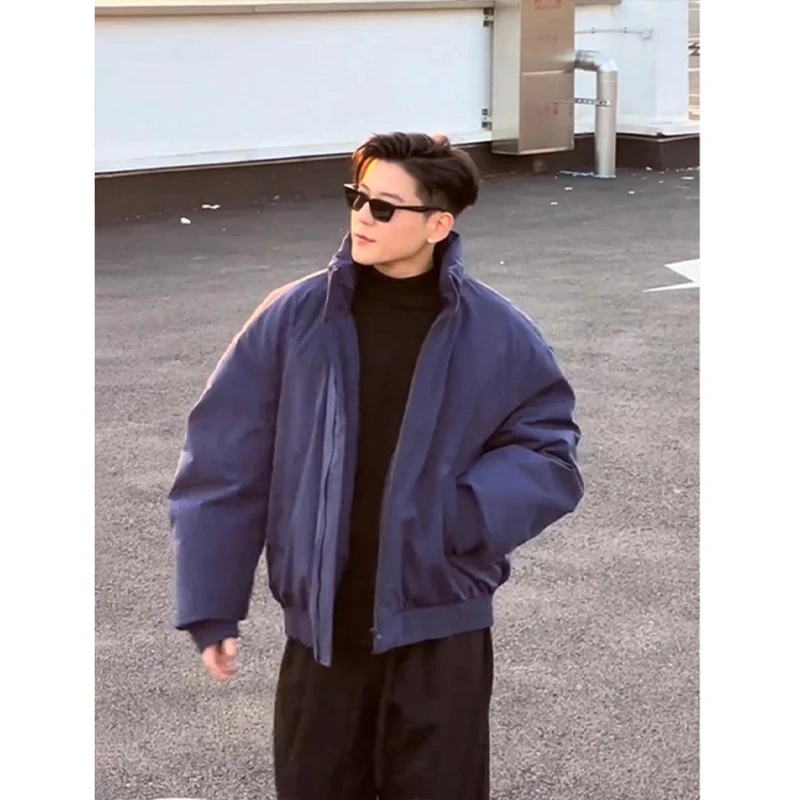 TYL夹克MA1街头感简约立领高质感休闲冬季棉服外套男教练飞行员