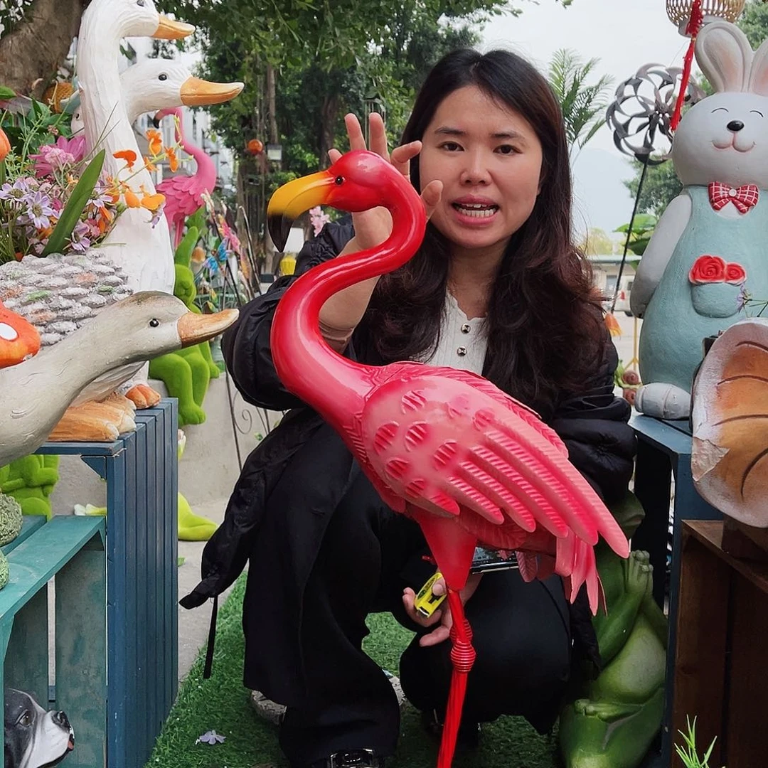 【闪购商品】无铅玻璃花园摆件&000&