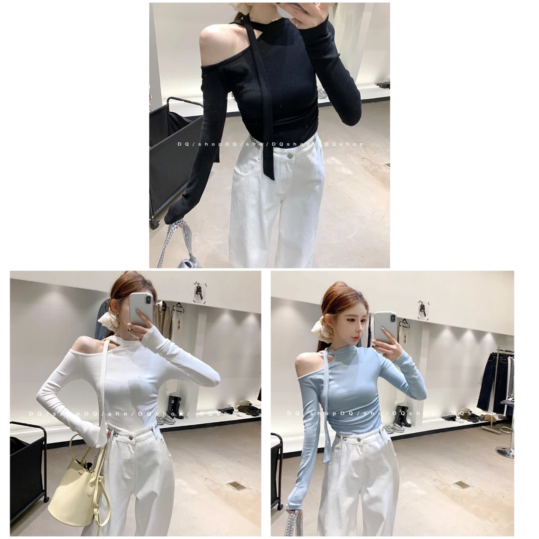 【 浪漫时区】 绕脖韩系T恤