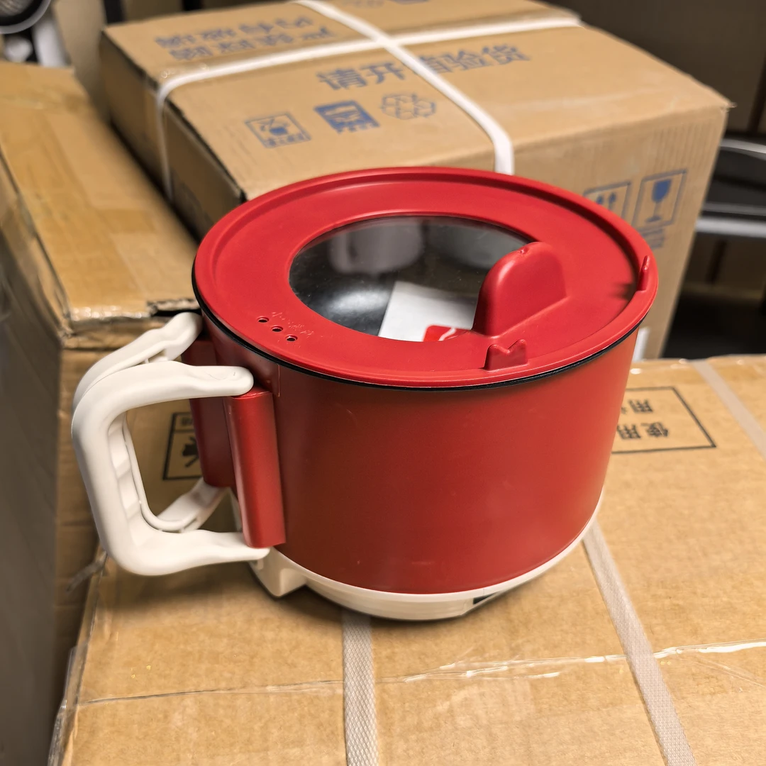 【四季专属】折叠电煮锅把手汤锅中国红2L大容量2-4人用