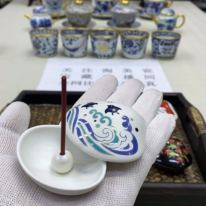 摆件进口瓷器香彩堂