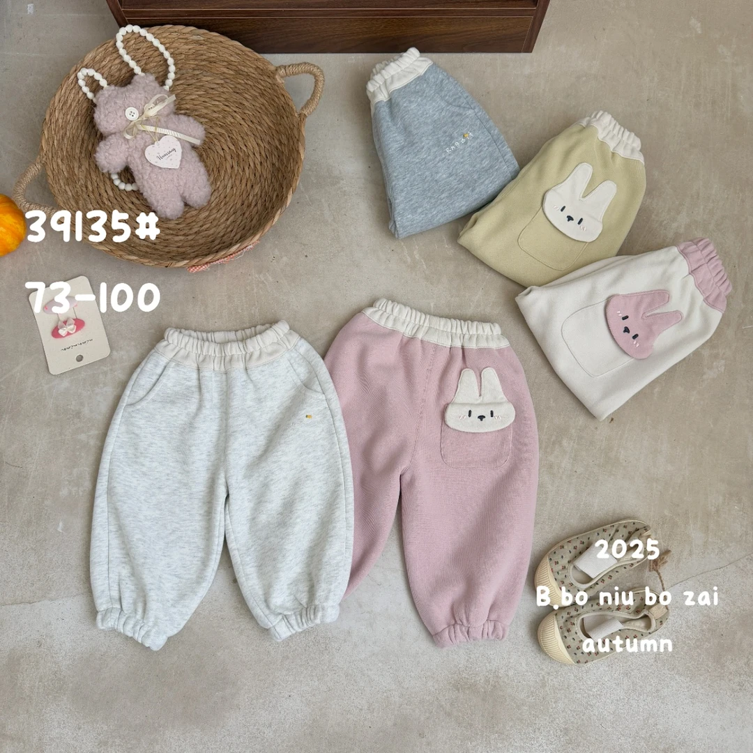 波妞波仔-39135-针织休闲裤