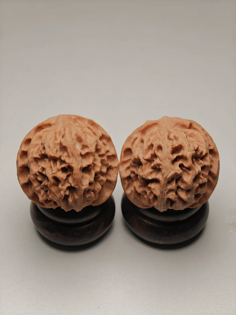 【精对+】苹果圆-边42小修-文玩核桃把件