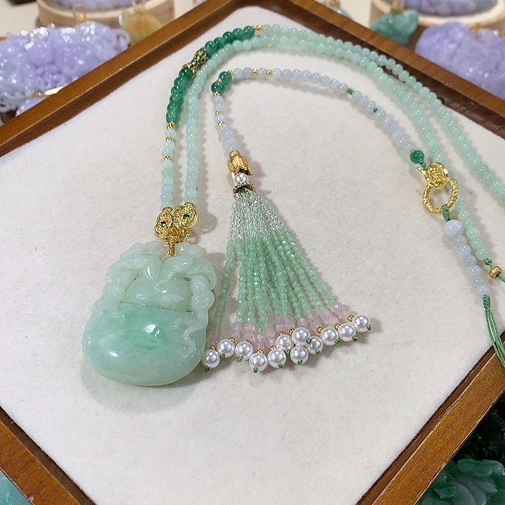 颈饰未镶嵌翡翠翡翠吊坠