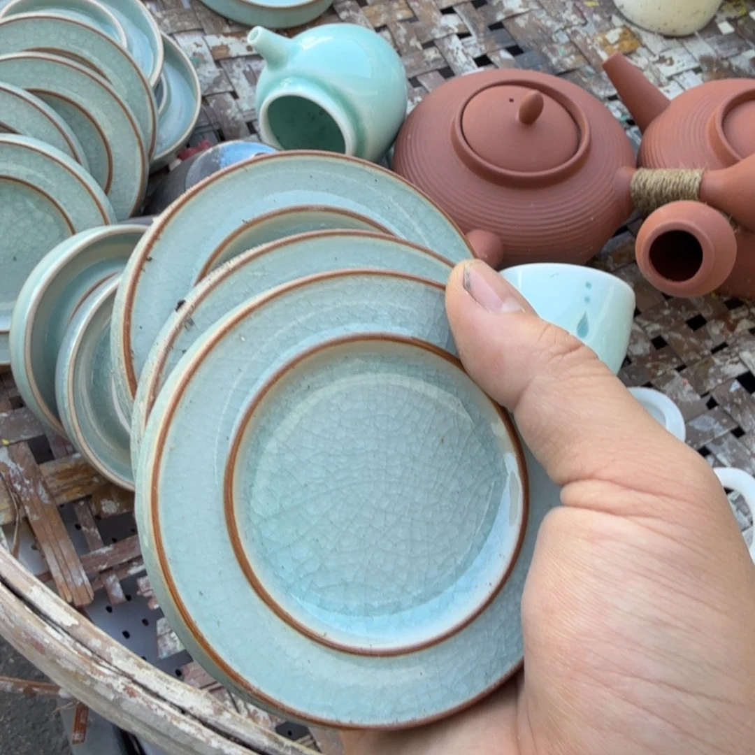 紫泥陶瓷茶具微瑕介意勿拍