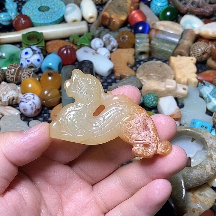 和田玉未镶嵌颈饰46