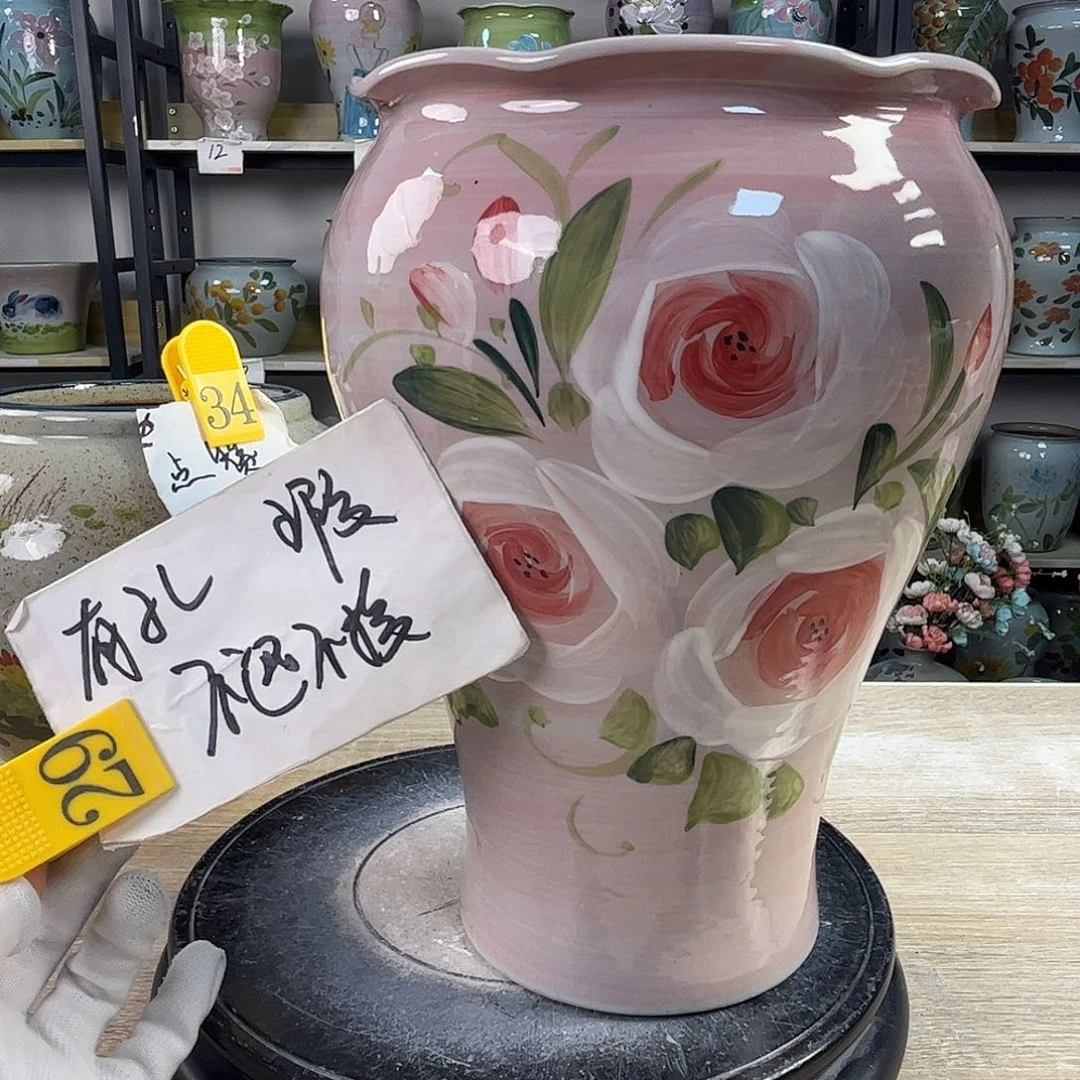 罐阡**化1tc景德镇陶瓷花盆