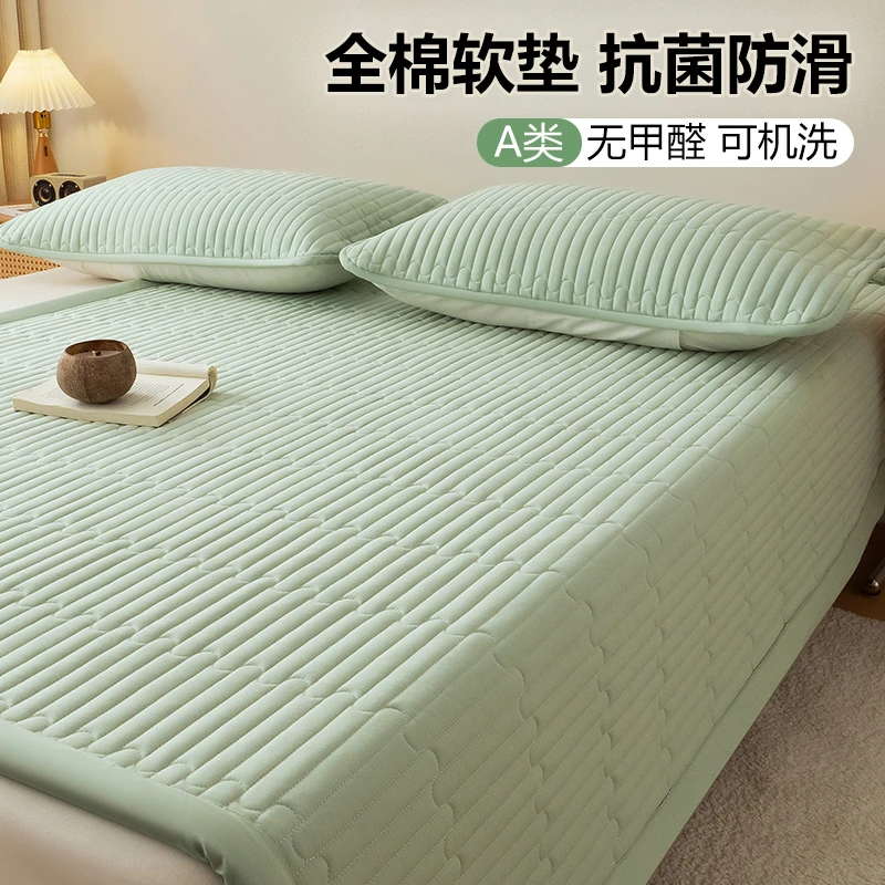 纯棉床垫褥子家用铺底床褥垫子100%全棉床上垫被加厚夹棉防滑单人